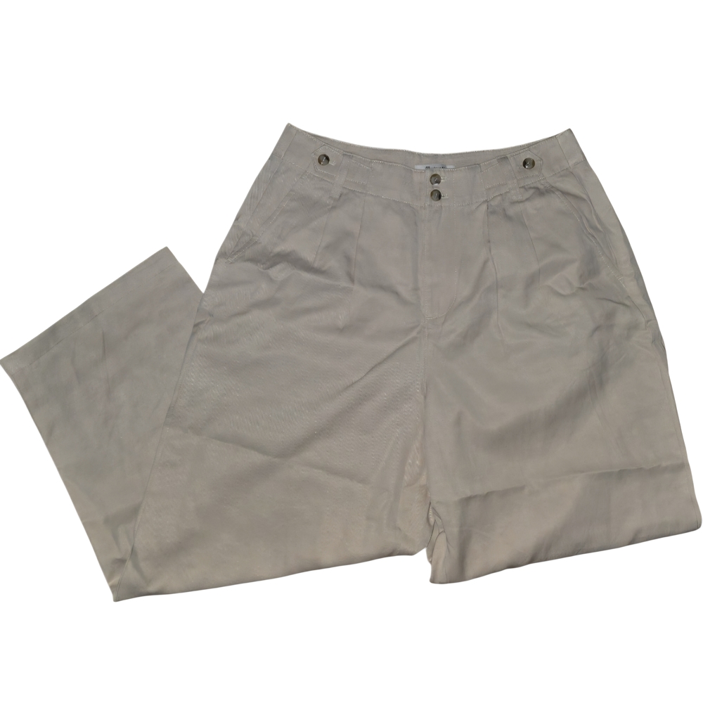 ❤️Madewell Beige Wide-Leg Pants☆